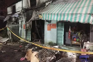 Hiện trường vụ cháy nhà quận 9 làm 6 người bị thương