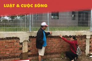 Người dân cho rằng bị dự án giáp ranh lấn đất