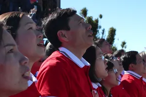 Lễ thượng cờ trên đỉnh Fansipan