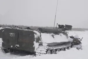 Hải quân Nga tập trận dưới trời đông khắc nghiệt