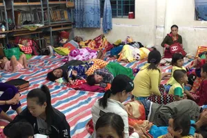 Huyện Đông Hải sơ tán hơn 70.000 dân tránh bão Tembin