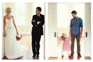 Xúc động bộ ảnh cha và con gái tưởng nhớ người mẹ đã mất