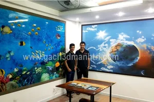 Khám phá công nghệ mới với gạch 3D ốp tường Mạnh Trí ​