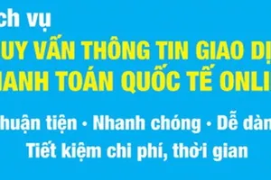 Truy vấn thông tin giao dịch thanh toán quốc tế online