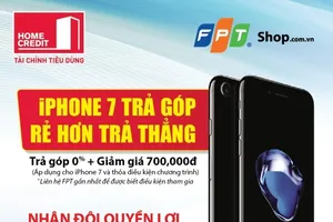 Mua trả góp iPhone 7 rẻ hơn trả thẳng