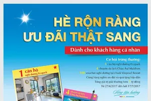 Trúng căn hộ, du lịch nghỉ dưỡng cùng VietinBank