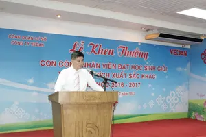 Vedan khen thưởng con em công nhân viên xuất sắc