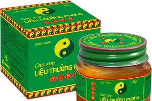 Sản phẩm cao xoa chứa 100% tinh dầu thiên nhiên