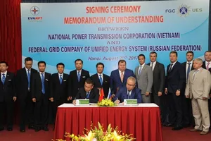 Việt – Nga ký thỏa thuận hợp tác về truyền tải điện