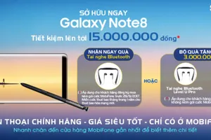 Đặt mua Galaxy Note 8 tại MobiFone nhận quà hấp dẫn