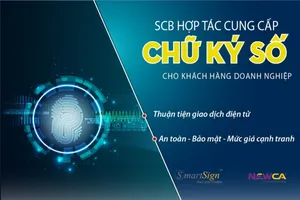 SCB hợp tác cung cấp chữ ký số cho doanh nghiệp