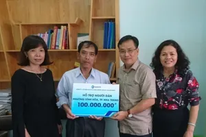 SASCO trao tặng người dân vùng bão Nha Trang 100 triệu 