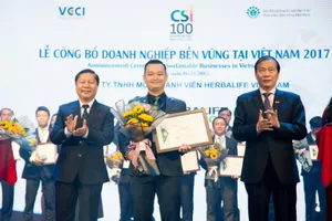 Herbalife: Top 100 DN phát triển bền vững 2017