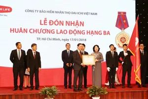 Dai-ichi Việt Nam đón nhận huân chương Lao động hạng Ba