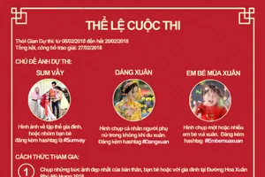 Dùng WiFi free, thi ảnh cùng SPT tại hội hoa xuân