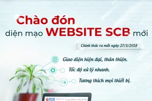 SCB ra mắt website mới thân thiện với người dùng