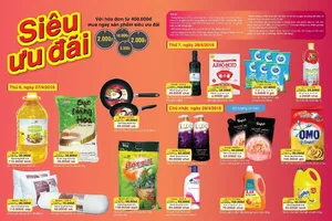 Co.opmart giảm giá sốc 3 ngày cuối tuần trước lễ