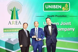 UNIBEN nhận giải “Doanh nghiệp Trách nhiệm châu Á” 2018