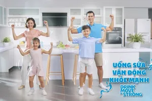 'Uống sữa. Vận động. Khỏe mạnh' qua điệu nhảy Flash Mob 