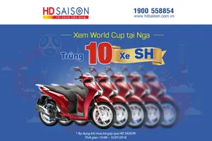 Trả góp 0% hút khách mùa World Cup