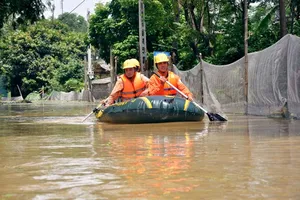 Hà Nội: Mưa lụt khiến 969 hộ dân chưa được cấp điện trở lại 