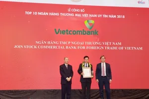 Vietcombank tiếp tục được bình chọn là ngân hàng uy tín nhất