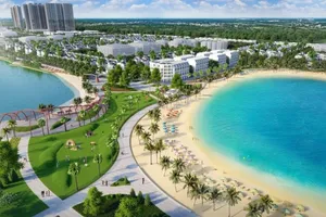 Chiêm ngưỡng biển hồ nước mặn đầu tiên giữa lòng Hà Nội