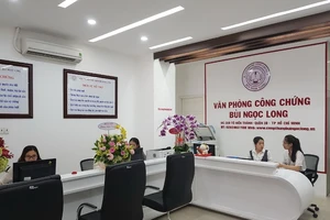 Khai trương Văn phòng công chứng Bùi Ngọc Long, quận 10