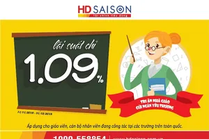 HD SAISON ưu đãi lãi suất nhân dịp 20-11
