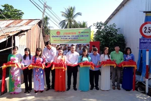 Vietbank tài trợ xây cầu bê tông tại Sóc Trăng ​