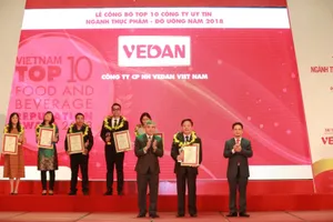 Vedan: Top 10 công ty uy tín ngành thực phẩm – đồ uống 2018