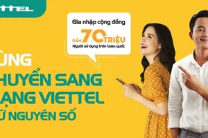 Viettel phục vụ khách hàng chuyển mạng giữ số ngay tại nhà