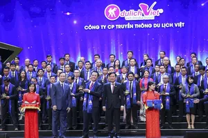 Du lịch Việt lần hai nhận giải Sao Vàng Đất Việt 