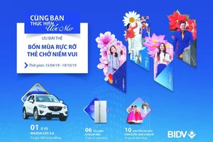 Cùng thẻ BIDV 'Giải nhiệt mùa hè'