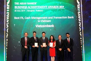 Vietcombank nhận ba giải thưởng quan trọng từ The Asian Banker