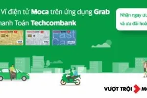 Moca trên ứng dụng Grab chính thức liên kết Techcombank