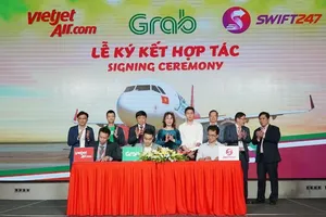 VietJet, Swift247 và Grab hợp tác toàn diện