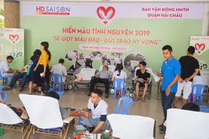 Thành phố thứ ba tổ chức ngày hội hiến máu HD SAISON 2019