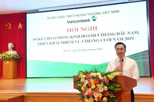 Vietcombank: Chín tháng lợi nhuận đạt 85,8% kế hoạch năm ​