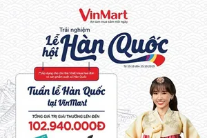 VinMart khai mạc 'Tuần lễ hàng hóa Hàn Quốc'