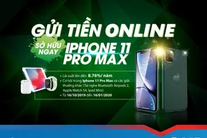 SCB: ‘Gửi tiền online - sở hữu ngay iPhone 11 Pro Max’