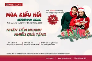 Dịch vụ kiều hối Agribank: Nhận tiền nhanh, nhiều quà tặng