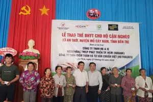 HDBank tặng thêm 600 thẻ BHYT cho bà con Bến Tre