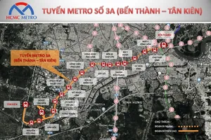 Tuyến Metro 3A thay đổi trung tâm hành chính Tây Sài Gòn