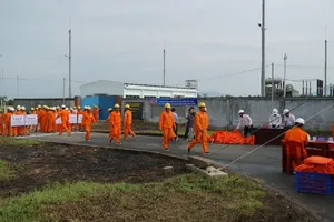 EVNSPC diễn tập phòng chống thiên tai và tìm kiếm cứu nạn