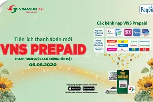 Thanh toán cước taxi không tiền mặt với VNS Prepaid