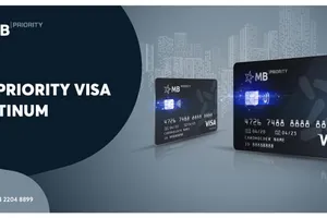 Ra mắt thẻ tín dụng quốc tế MB Priority Visa Platinum 