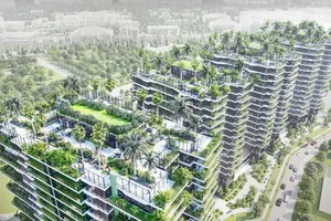 Xu hướng vườn đứng phủ mát các cao ốc tại Việt Nam