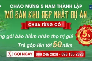Hoa viên Bình An: Chính sách đặc biệt kỷ niệm 5 năm thành lập 