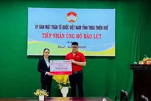 Vietlott giúp người dân miền Trung khắc phục hậu quả thiên tai